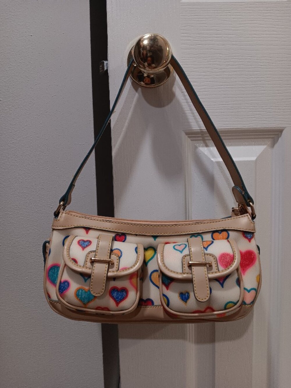 Shoulder heart purse